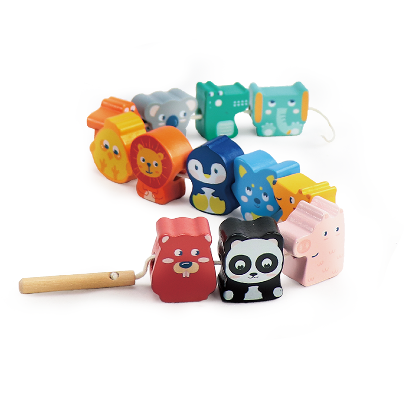 Animal lacing beads