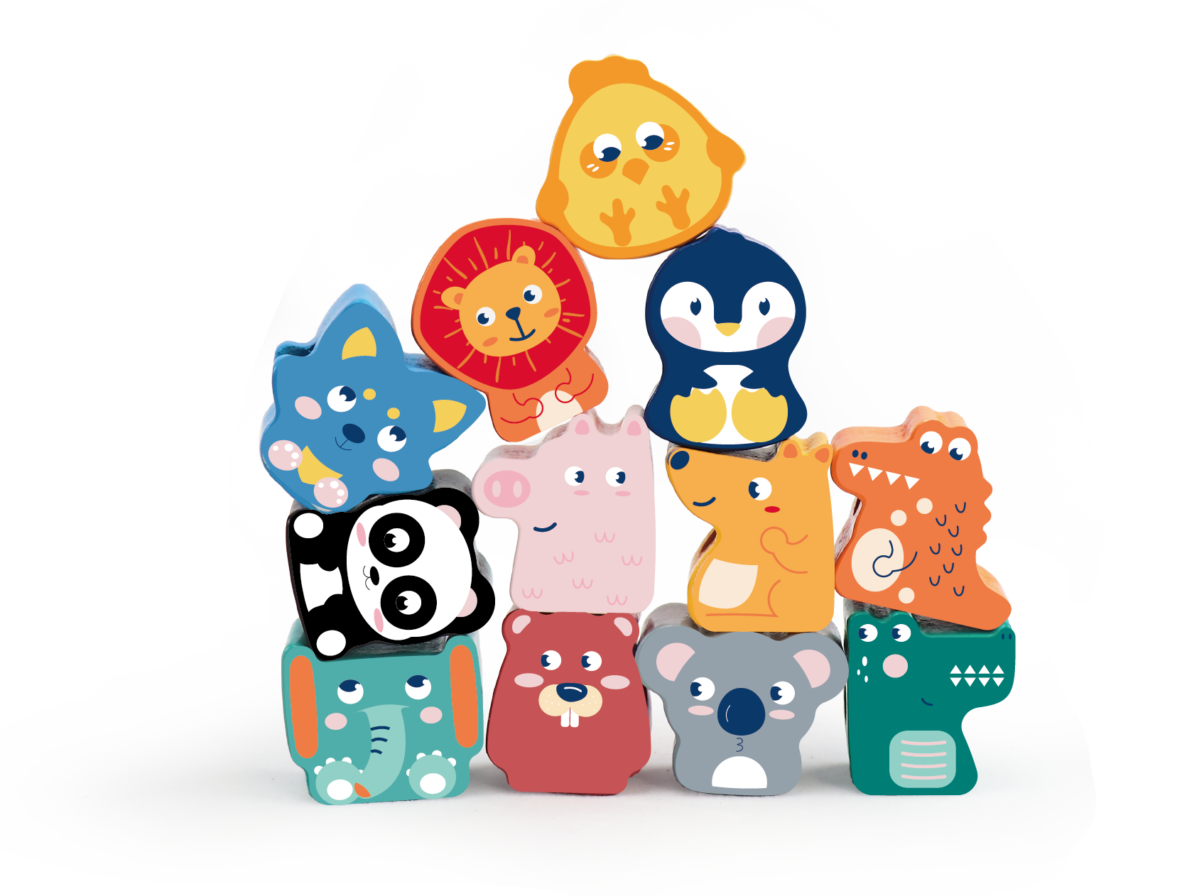Animal lacing beads