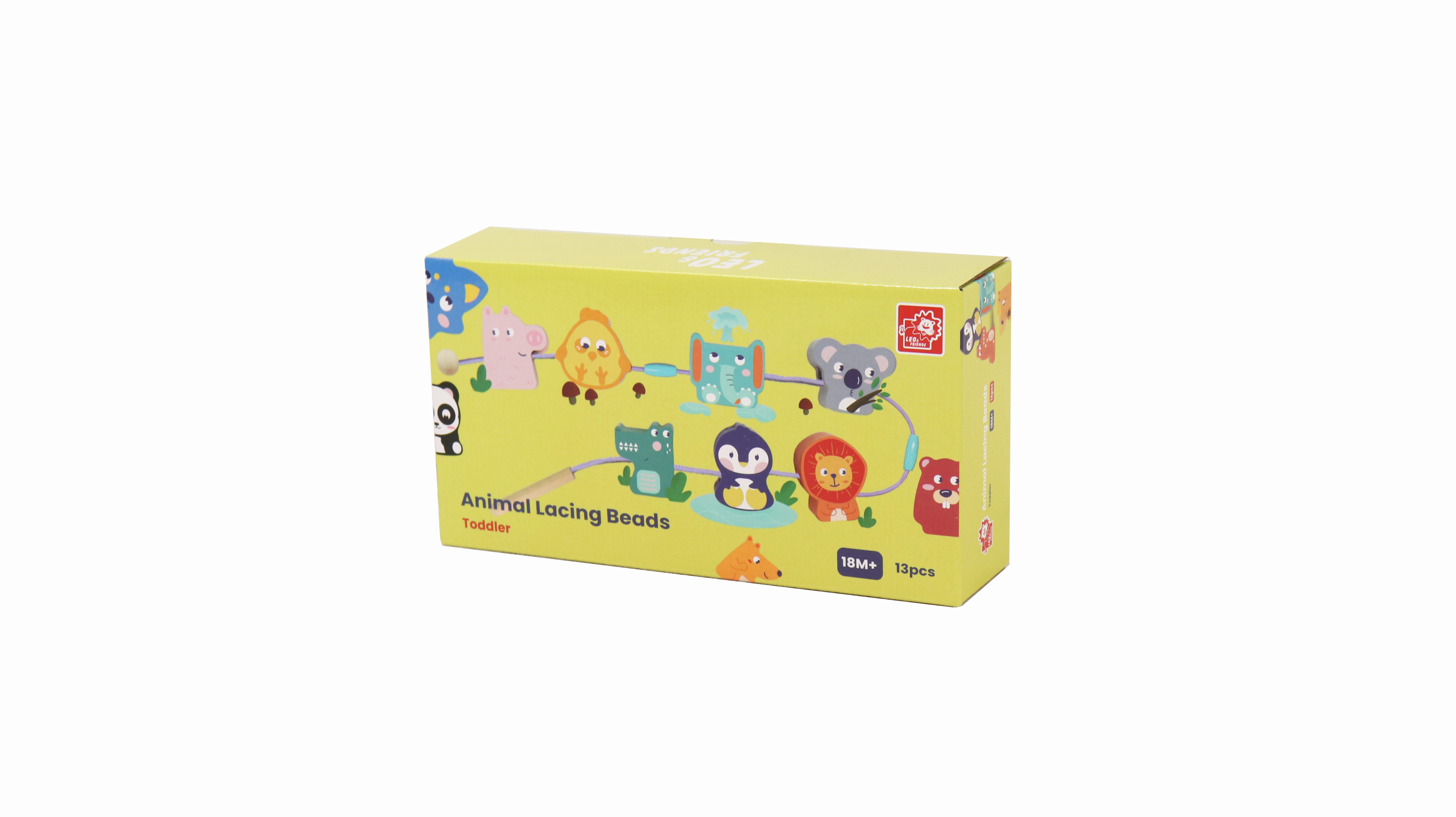 Animal lacing beads