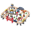 Kit De Rails De Train En Blocs De Construction - 32 Pièces (droits, Courbes, Croisements) - Compatible City Train - 2
