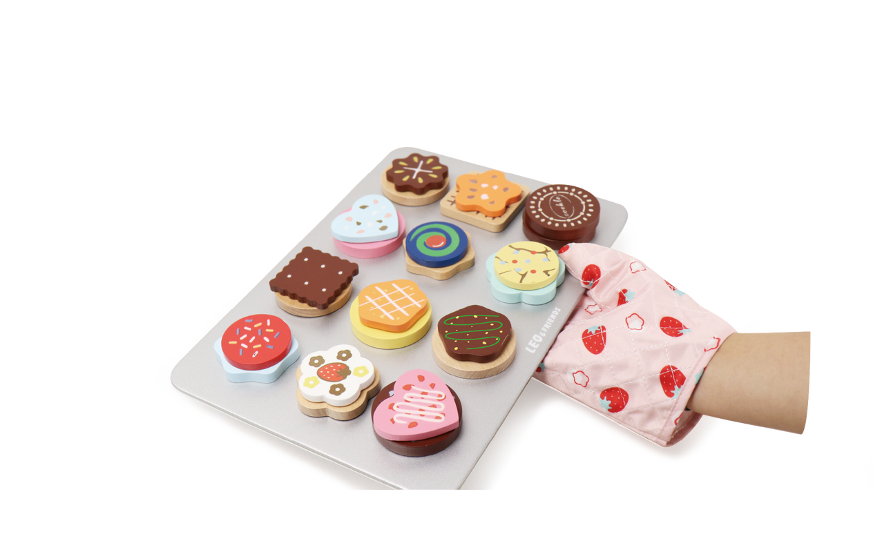 Wooden Cookie Baking Set