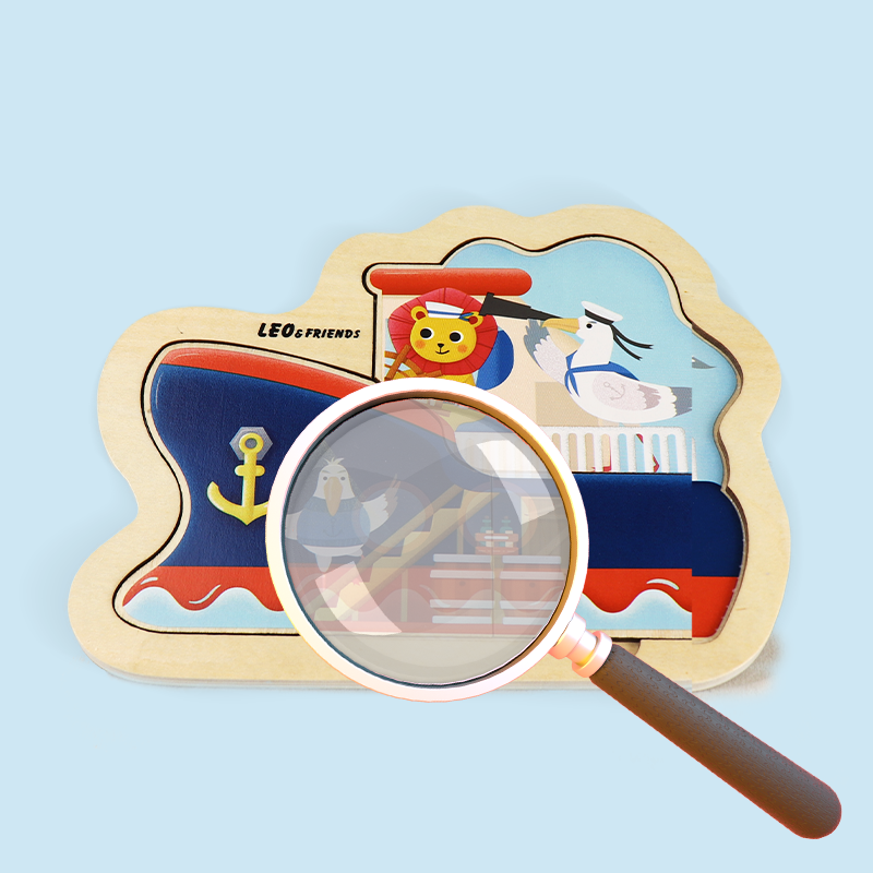 Wooden Vehicle Puzzle Set for Toddlers 1-3, Puzzles for Kid, Baby Puzzles, Montessori Toys for 1 2 3+ Year Old Girl Boy, Airplane puzzle, Ship puzzle, Fire Engine Puzzle, Puzzles for Kids Age 2-4, STEM Educational Learning Toy Birthday Gifts