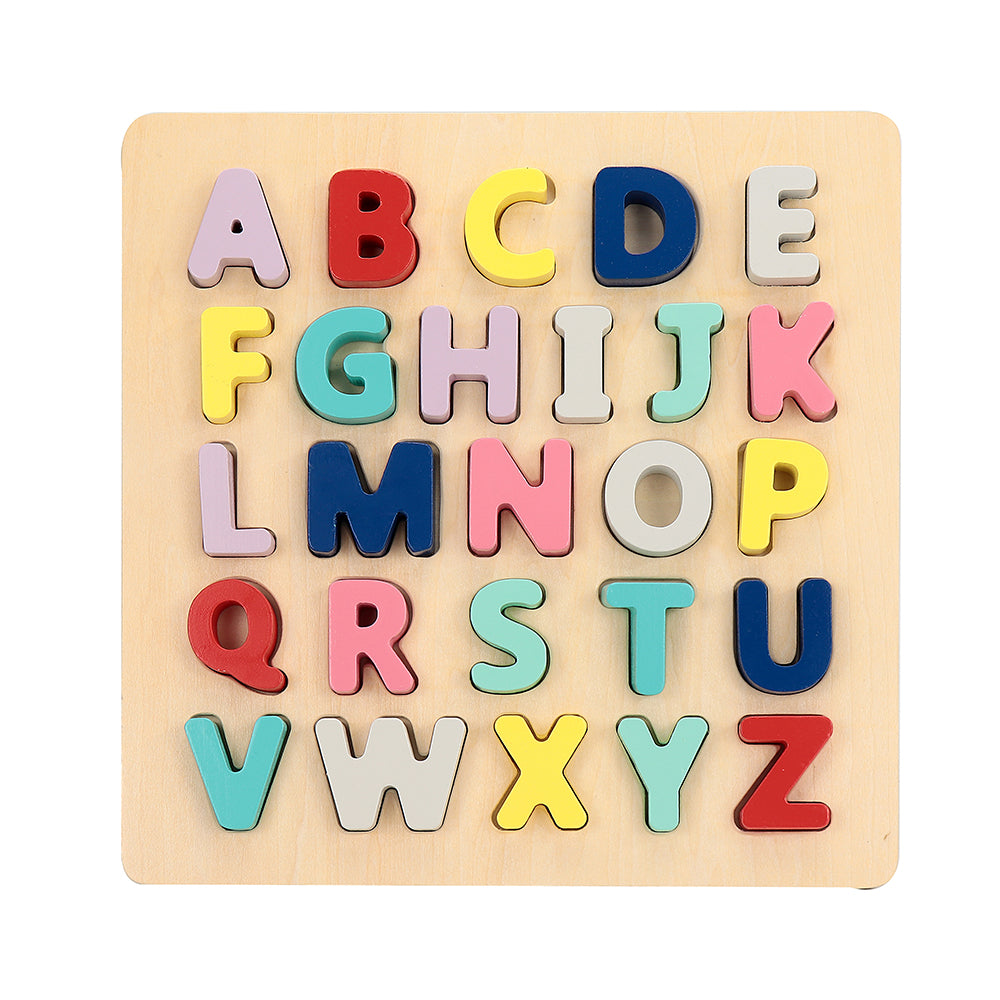 Wooden Puzzles For Toddlers, 3 Pack Wooden Abc Alphabet Number Shape  Puzzles Toddler Learning Puzzle Toys For Kids 3-6 Years Old Boys & Girls,  Prescho