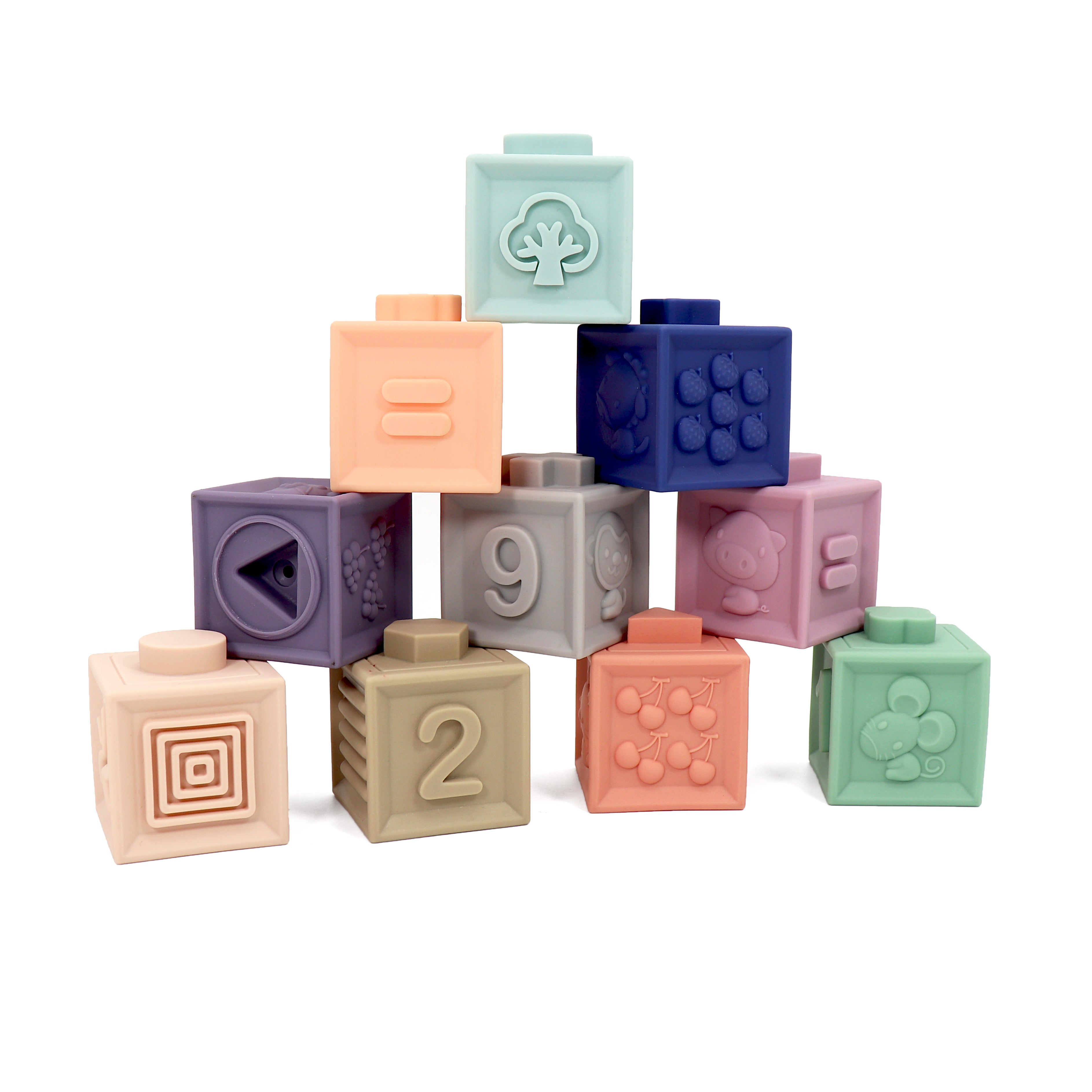 Leo and Friends Soft Building Blocks –Stacking Toys, Early Development Learning Toys, Montessori Toys