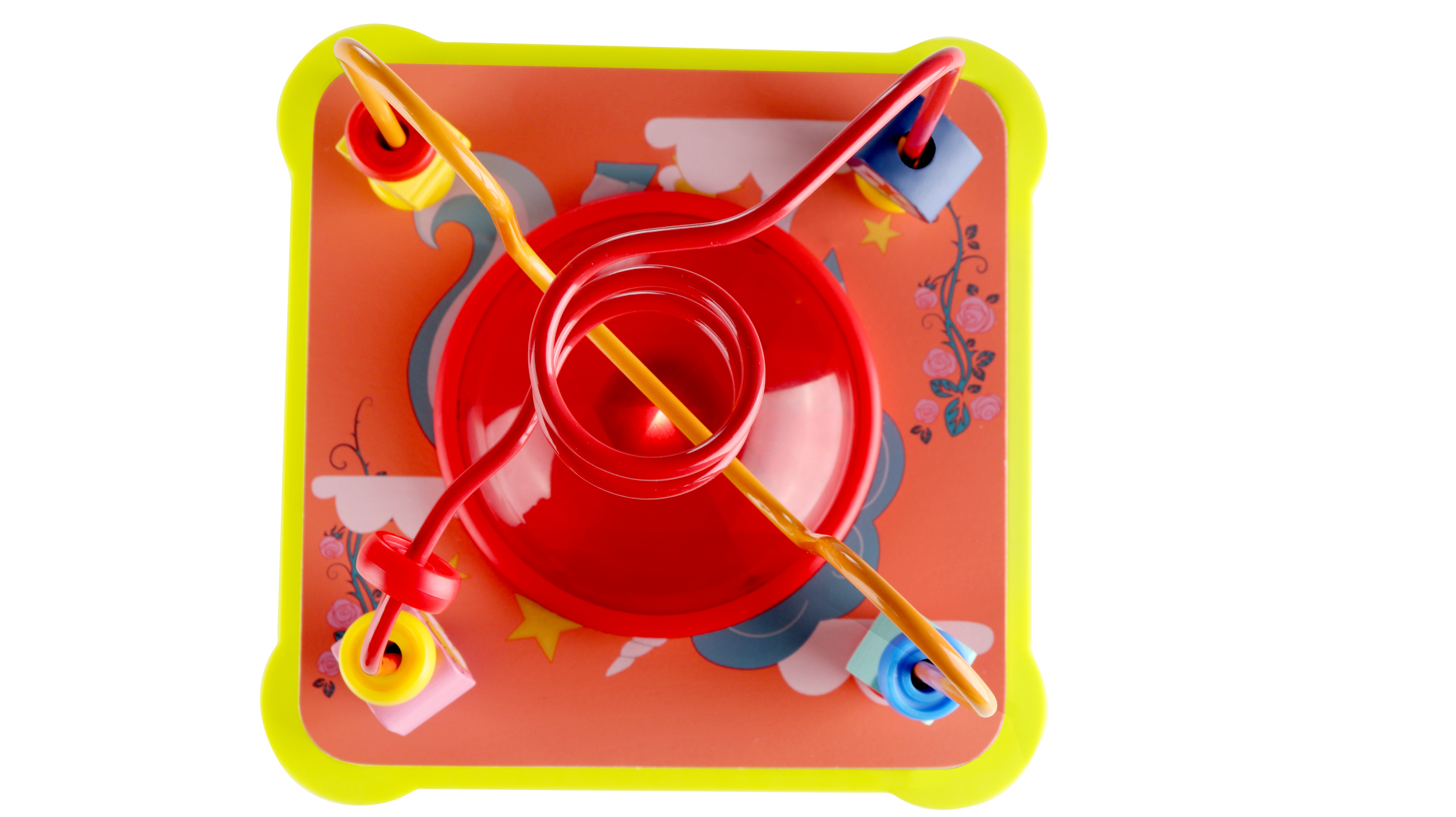 Leo and Friends Wooden Castle Activity Cube |Montessori Baby Wooden Activity Cube with Lights, Sounds & Shapes | Sensory Bead Maze for Toddlers 1-3 | Early Development Toys for Boys & Girls