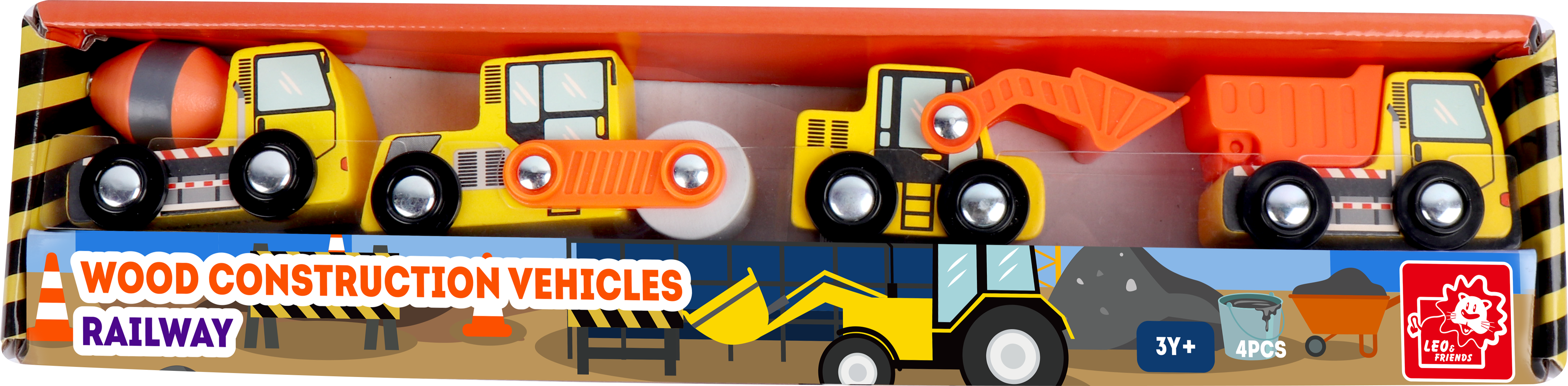 Wooden Construction Vehicles
