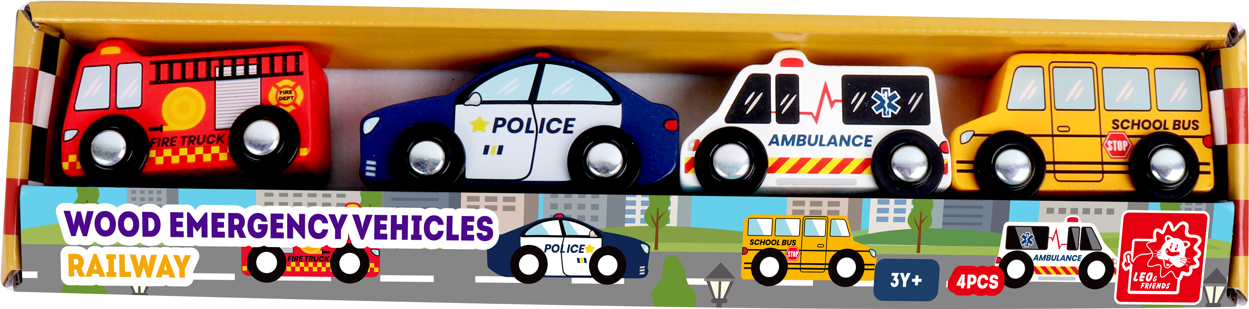 Wooden Emergency Vehicles