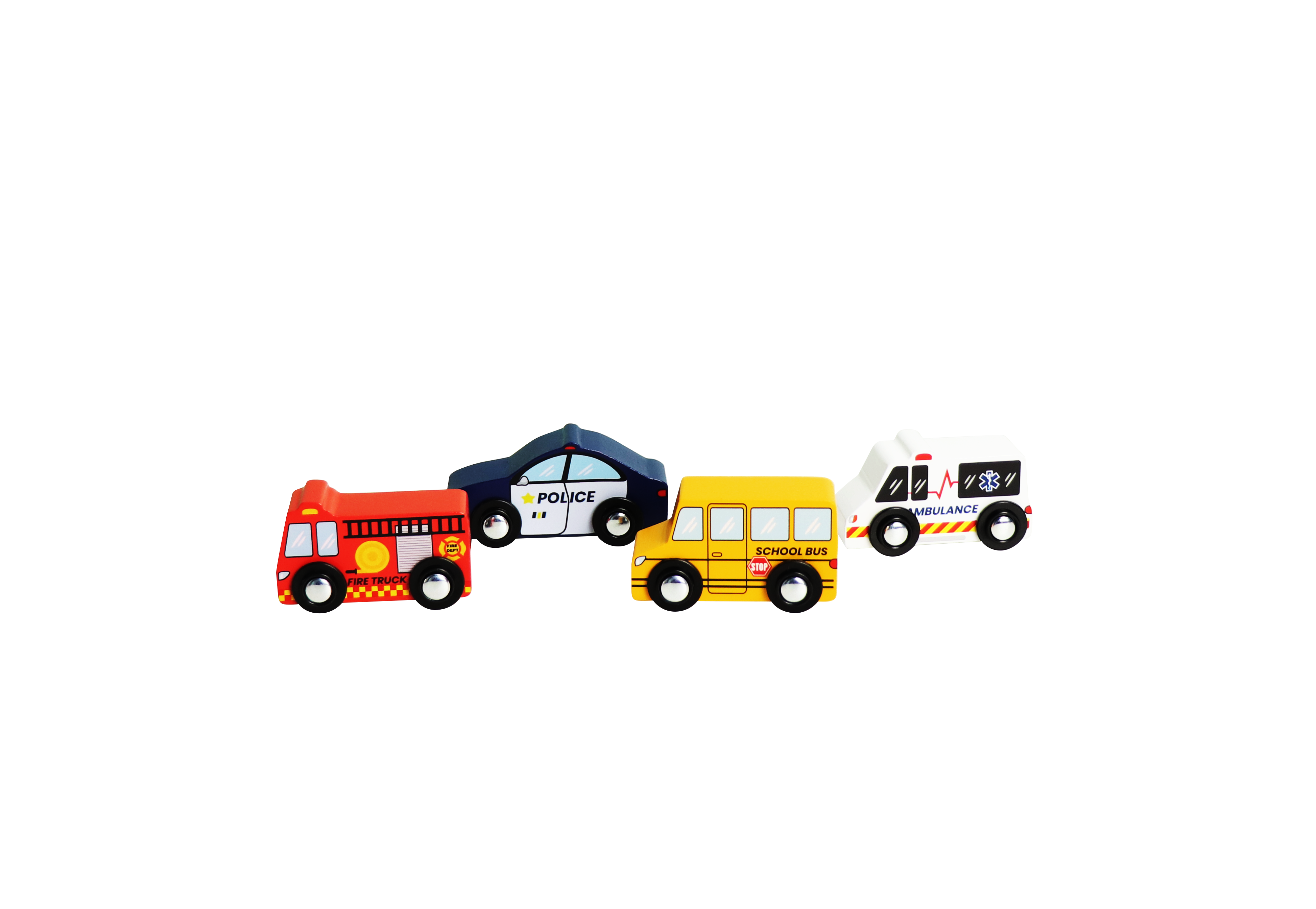 Wooden Emergency Vehicles