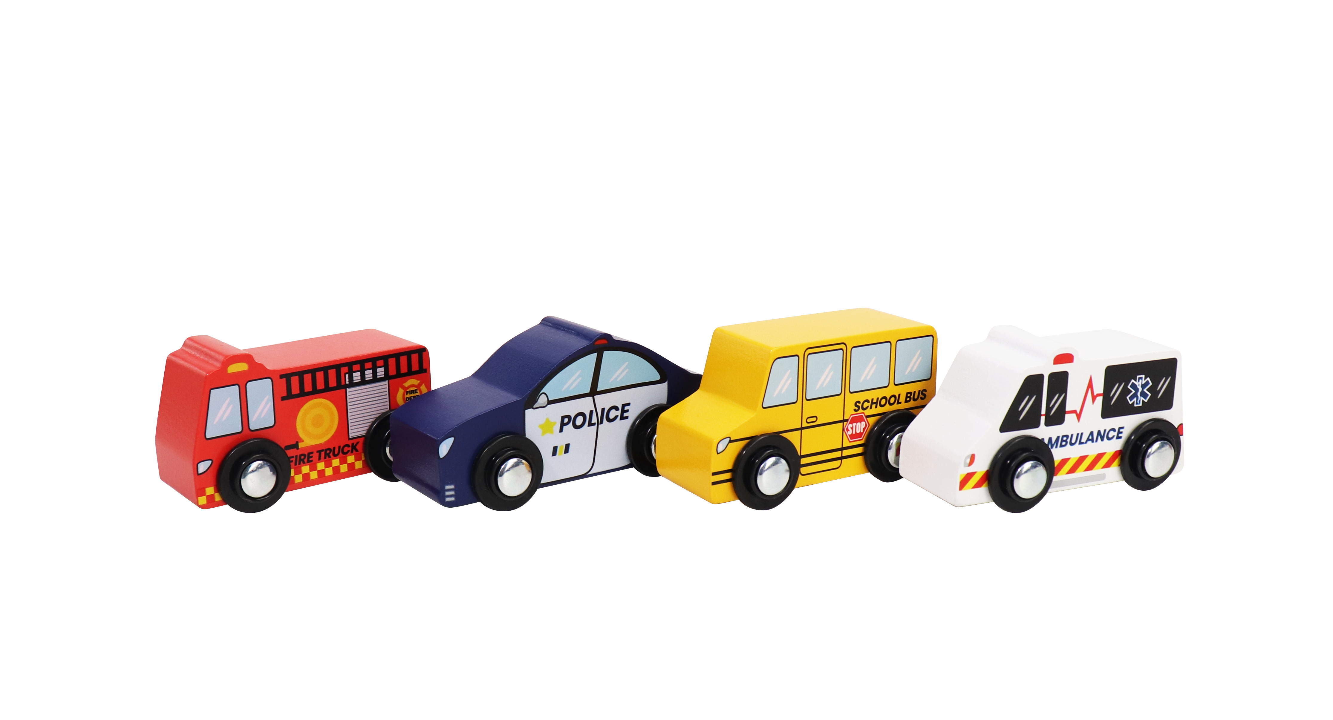 Wooden Emergency Vehicles