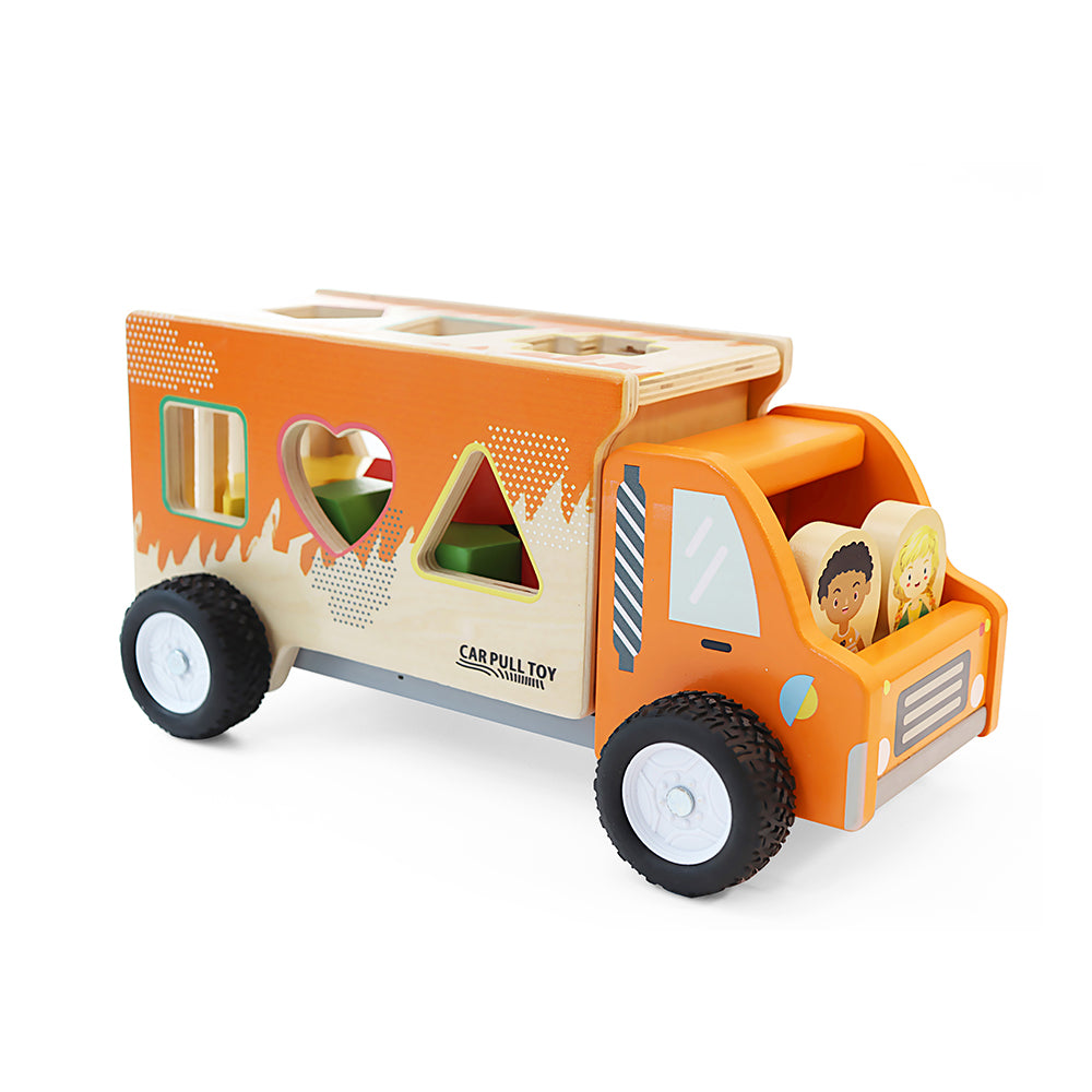 Leo & Friends Shape Sorting Dump Truck - Toddlers Educational Shape Sorter Car That Makes Playing Fun | Perfect Kid’s Toy for The Whole Family