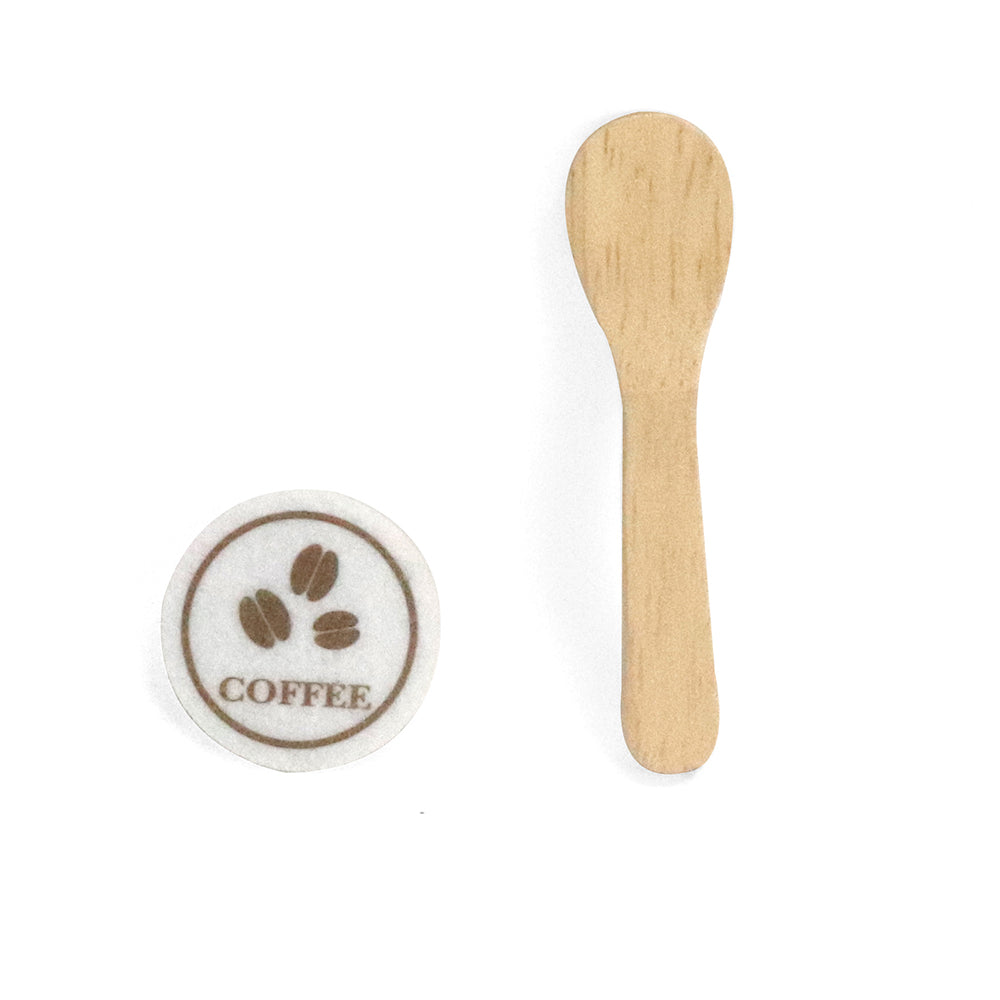 Leo & Friends Wooden Coffee Maker Set - 6 Piece Coffee Grinder Kit for Kids 3+ | Perfect Educational Wooden Play Kitchen Set Gift for Holidays & Birthdays