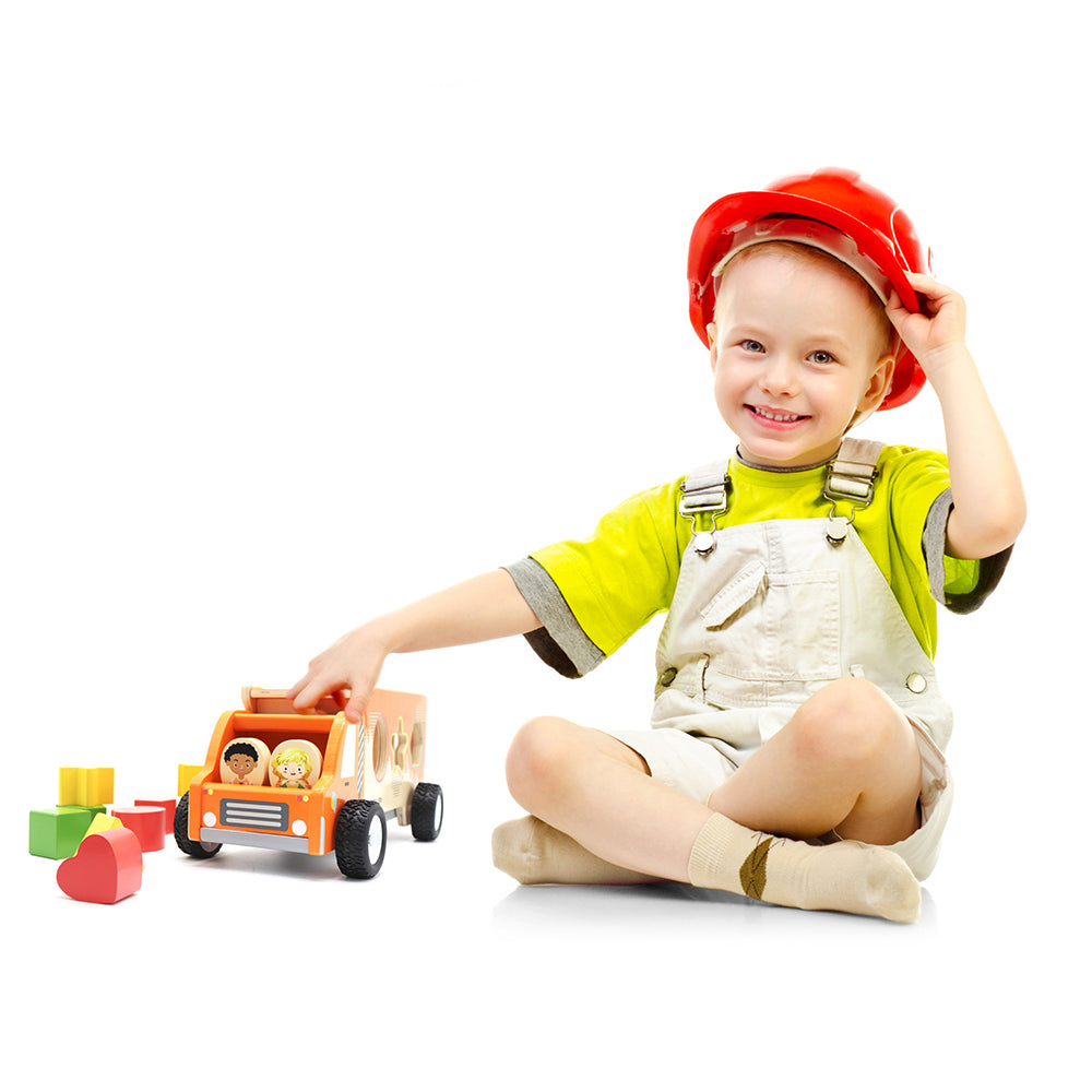 Leo & Friends Shape Sorting Dump Truck - Toddlers Educational Shape Sorter Car That Makes Playing Fun | Perfect Kid’s Toy for The Whole Family