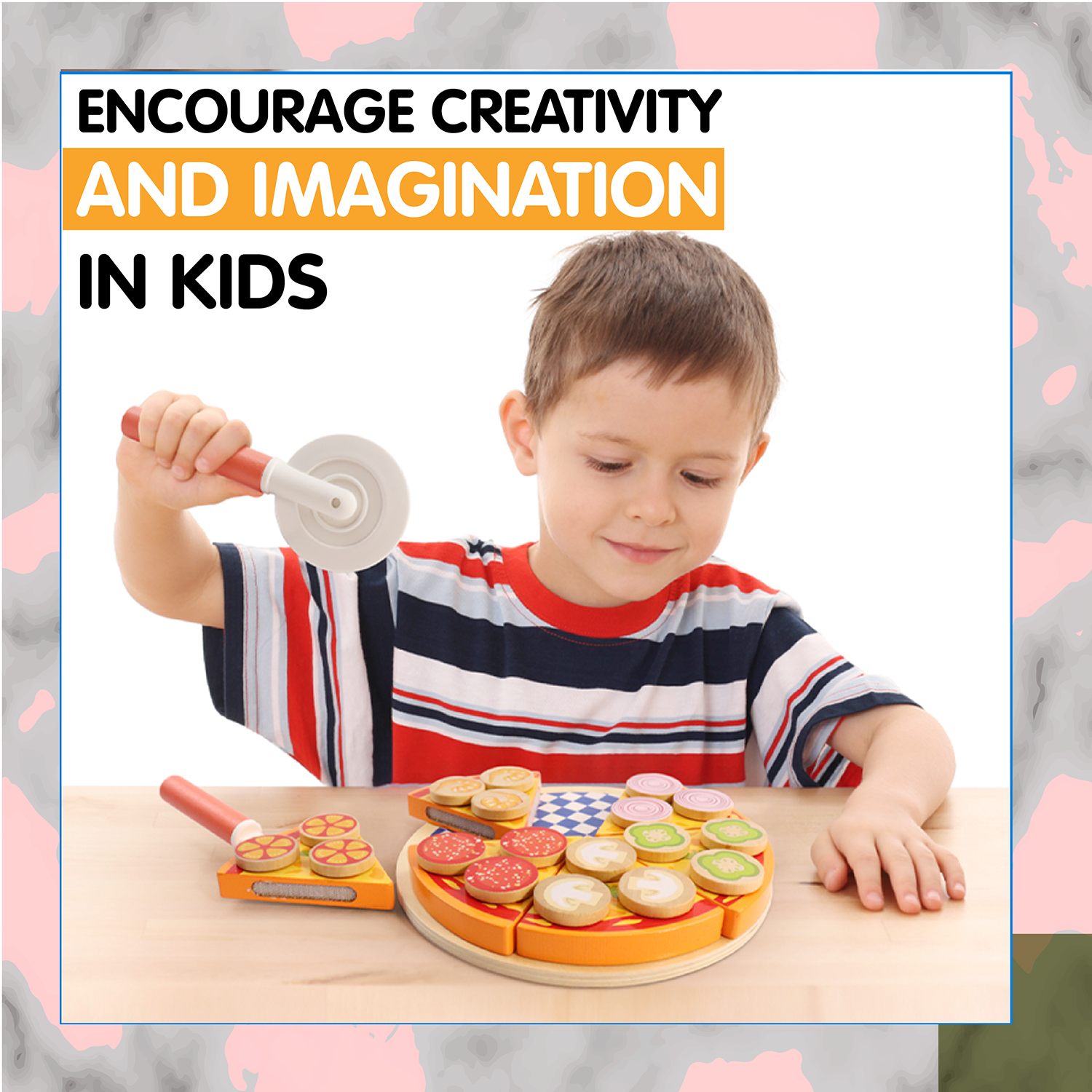 Leo & Friends 27-Piece Kid’s Pizza Toy Set | Play Pretend Pizza Toy Slices, Toppings, Pizza Cutter for Toddlers | Perfect Kid’s Cooking Toy Kit for Birthdays, Holidays