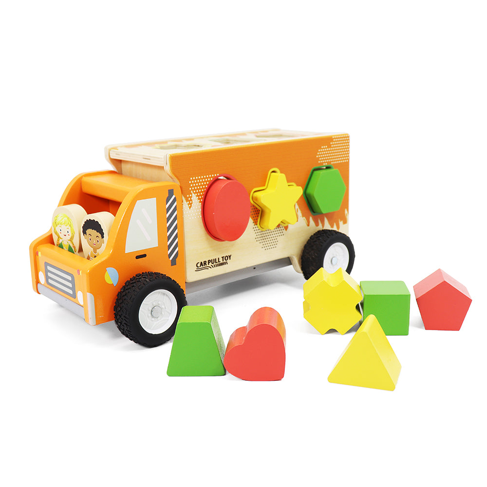 Leo & Friends Shape Sorting Dump Truck - Toddlers Educational Shape Sorter Car That Makes Playing Fun | Perfect Kid’s Toy for The Whole Family