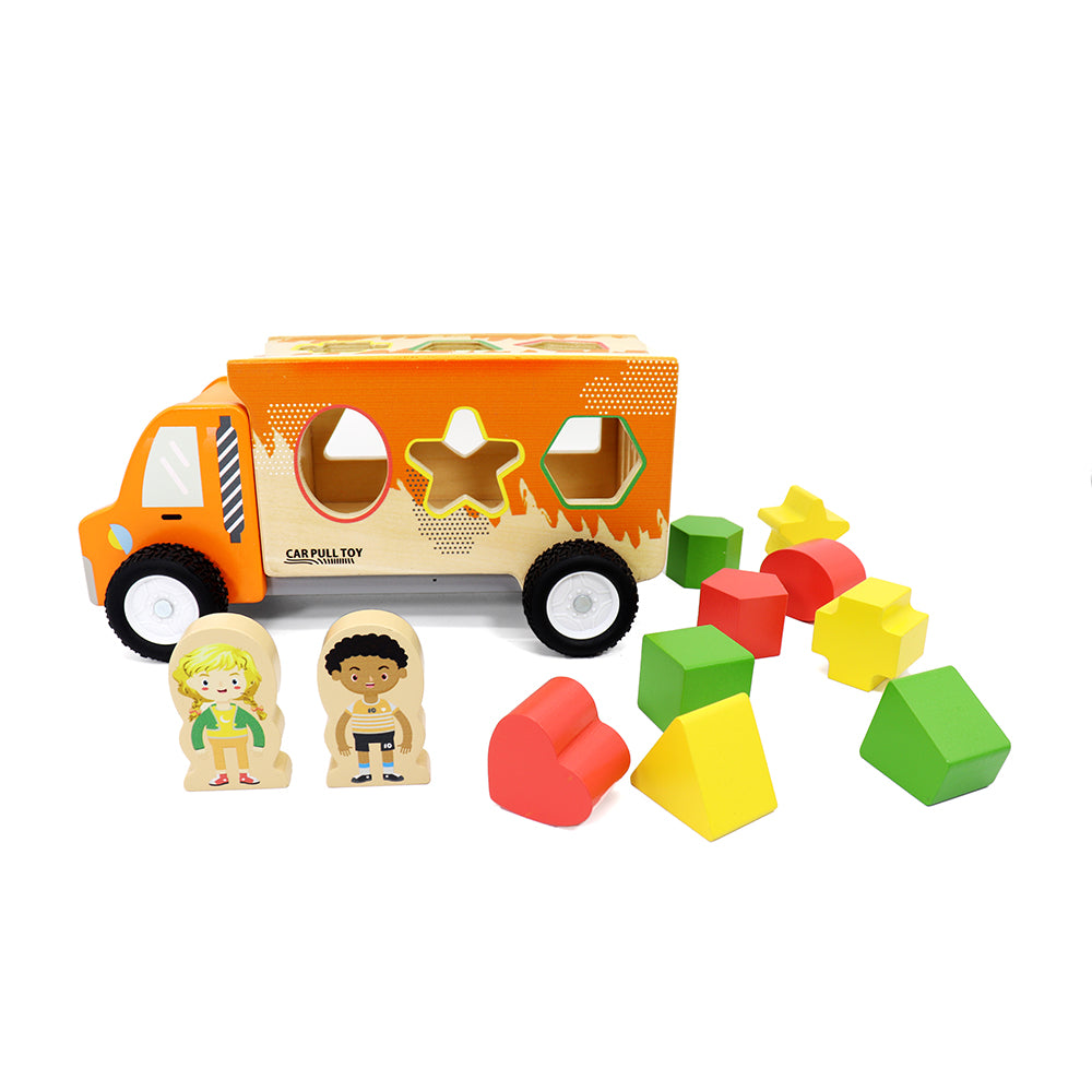 Leo & Friends Shape Sorting Dump Truck - Toddlers Educational Shape Sorter Car That Makes Playing Fun | Perfect Kid’s Toy for The Whole Family