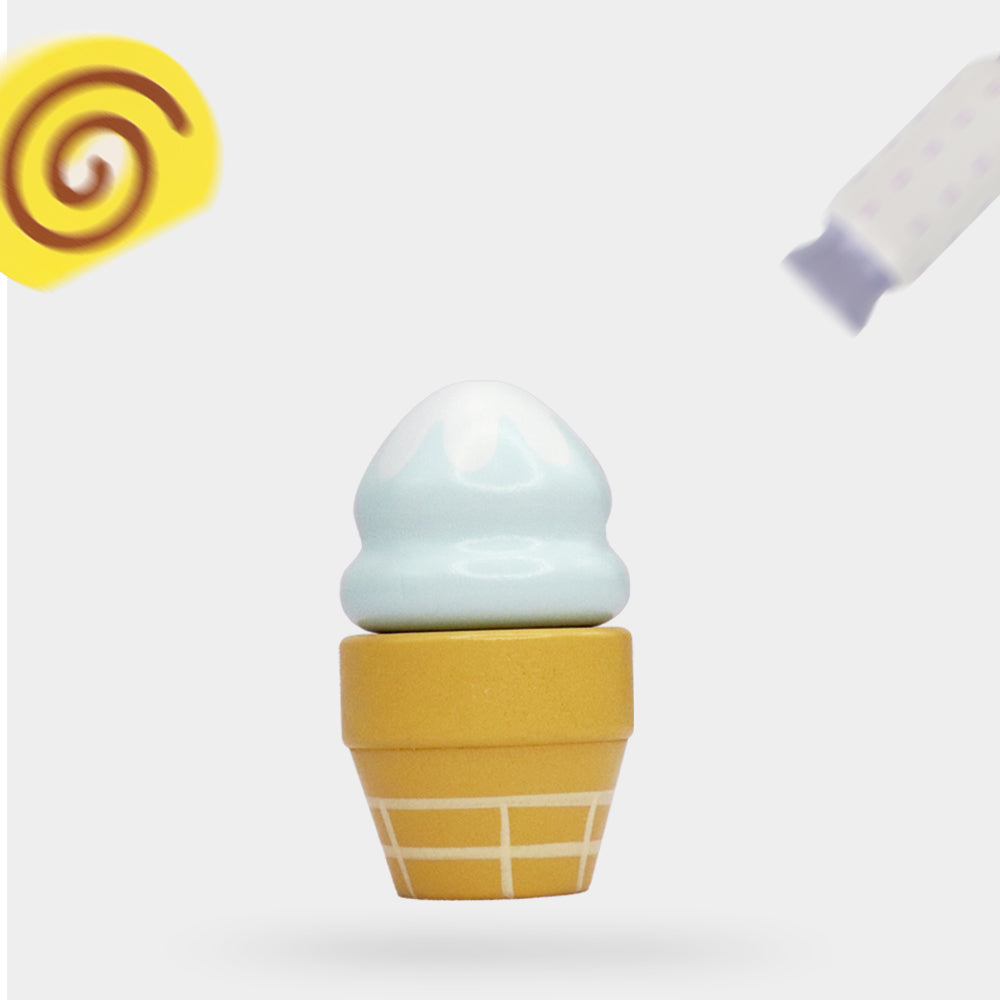 Leo & Friends 19-Piece Wooden Kid’s Bakery Play Set | Play Pretend Dessert Chef Kit for Toddlers | Made with Sustainable, Non-Toxic Wood, Water-Based Paint | Perfect Dessert Kit Gift for Birthdays, Holidays