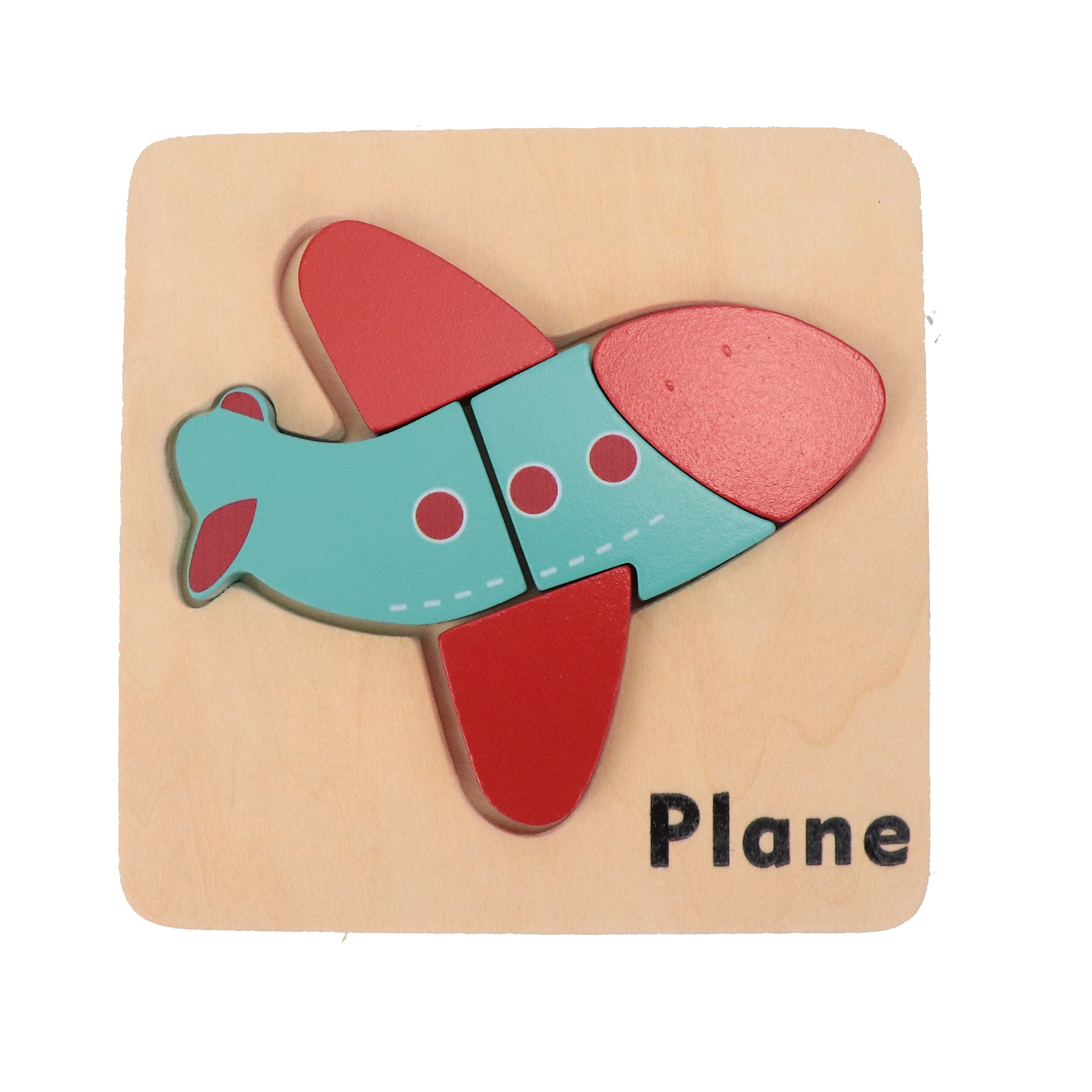 Wooden Vehicle Puzzle Kit for Boys and Girls, Includes 23 Different Pieces and 1 Plane, 1 Train, 1 Ship, and 1 Car | Educational Children’s Building Peg Puzzle Toy, Perfect Birthday Present