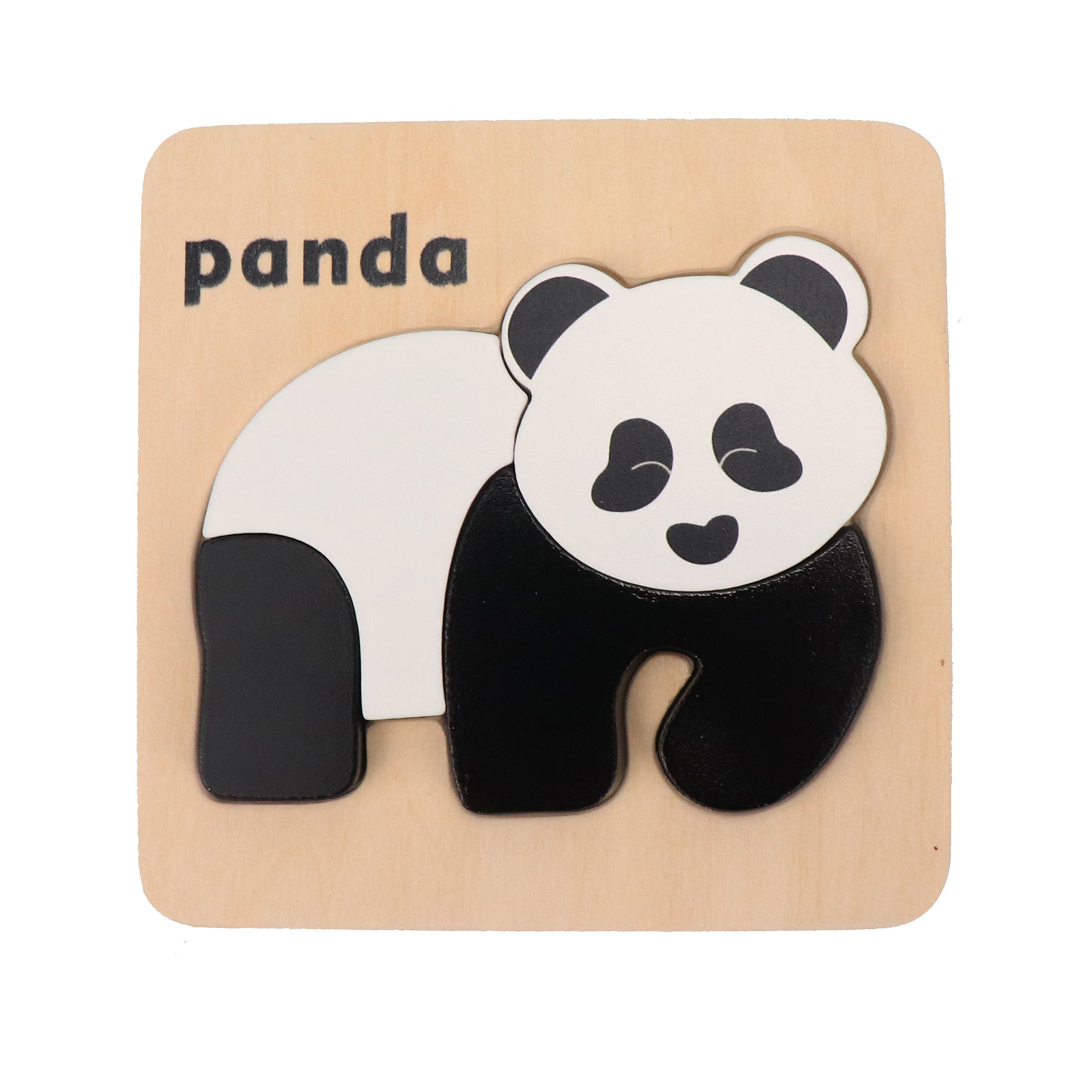 Wooden Zoo Animal Puzzle Kit for Boys and Girls, Includes 25 Different Pieces and 1 Panda, 1 Monkey, 1 Hedgehog, and 1 Squirrel | Educational Children’s Building Peg Puzzle Toy, Perfect Birthday Present