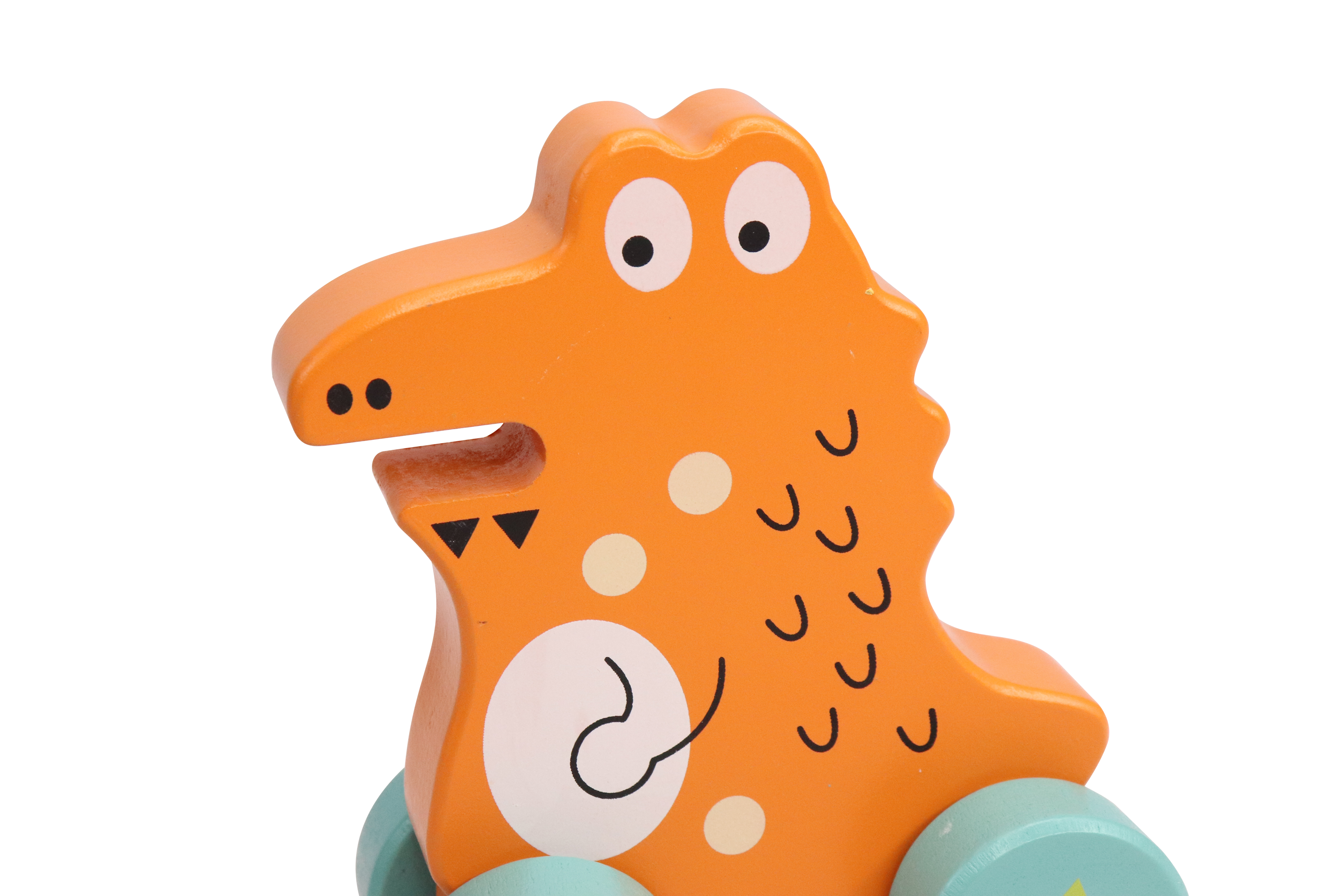 Leo & Friends Wooden Little Schappi Alligator Vehicle Toy, Perfect Christmas or Birthday Present for 1 year old