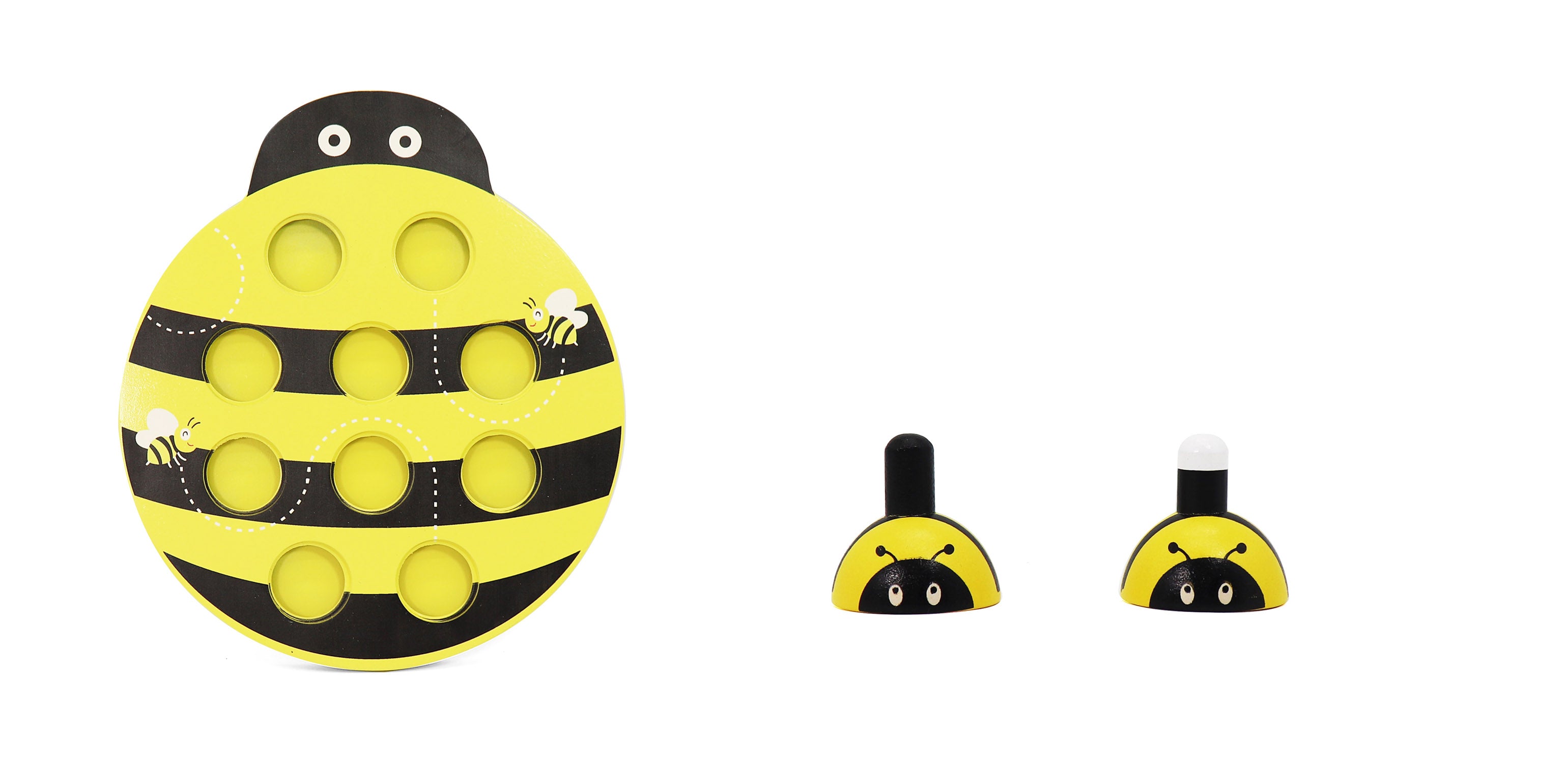 Leo and Friends Bee Memory Game – Wooden Memory Matching Game for Kids Ages 3, 4, 5 Years Old – Family Board Games – Educational Toy for Boys & Girls Cognitive Development