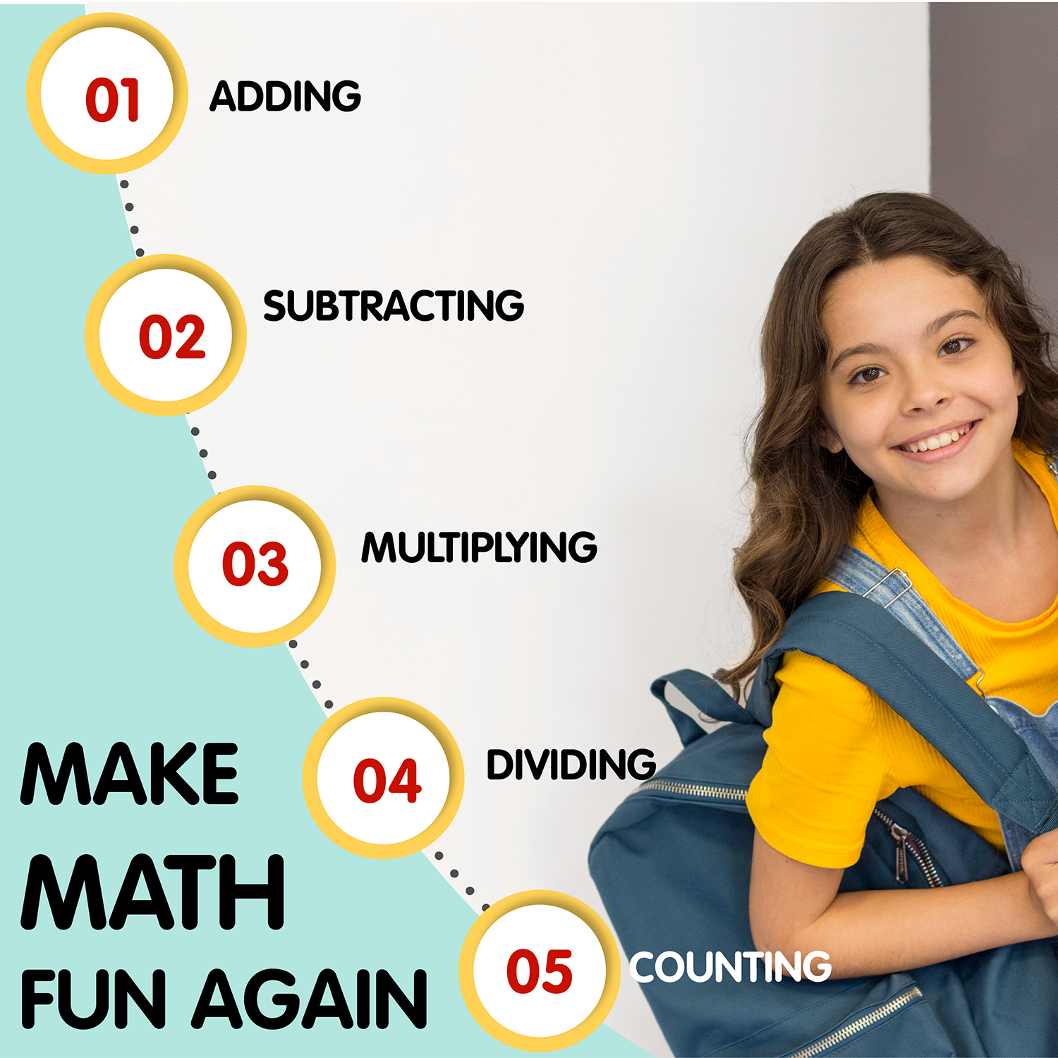 Leo & Friends Wooden Chunky Number Math Puzzle, Numbers 0-9, Addition, Subtraction, Multiplication, Division, Equal Sign Included | Fun Educational Number Game for Children 3+