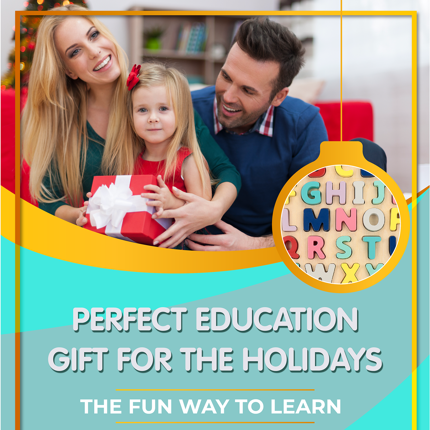 Leo & Friends Wooden Chunky Alphabet Puzzle for Toddlers, Preschoolers | Chunky ABC Blocks and Puzzle Board for Kids 3+ | Learn Letters, Spelling, Sounds, and Building Sentences with the Perfect Puzzle Gift for Kids