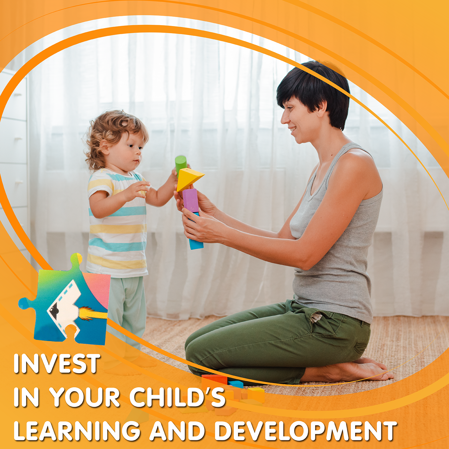 Leo & Friends Space Exploration Kid’s Puzzle, 48-Pieces for 3-Years-Old+ | Promotes Dexterity, Problem-Solving, and Creativity | Durable Wooden Puzzle Kit, Educational Gift for Kids Ages 3-6