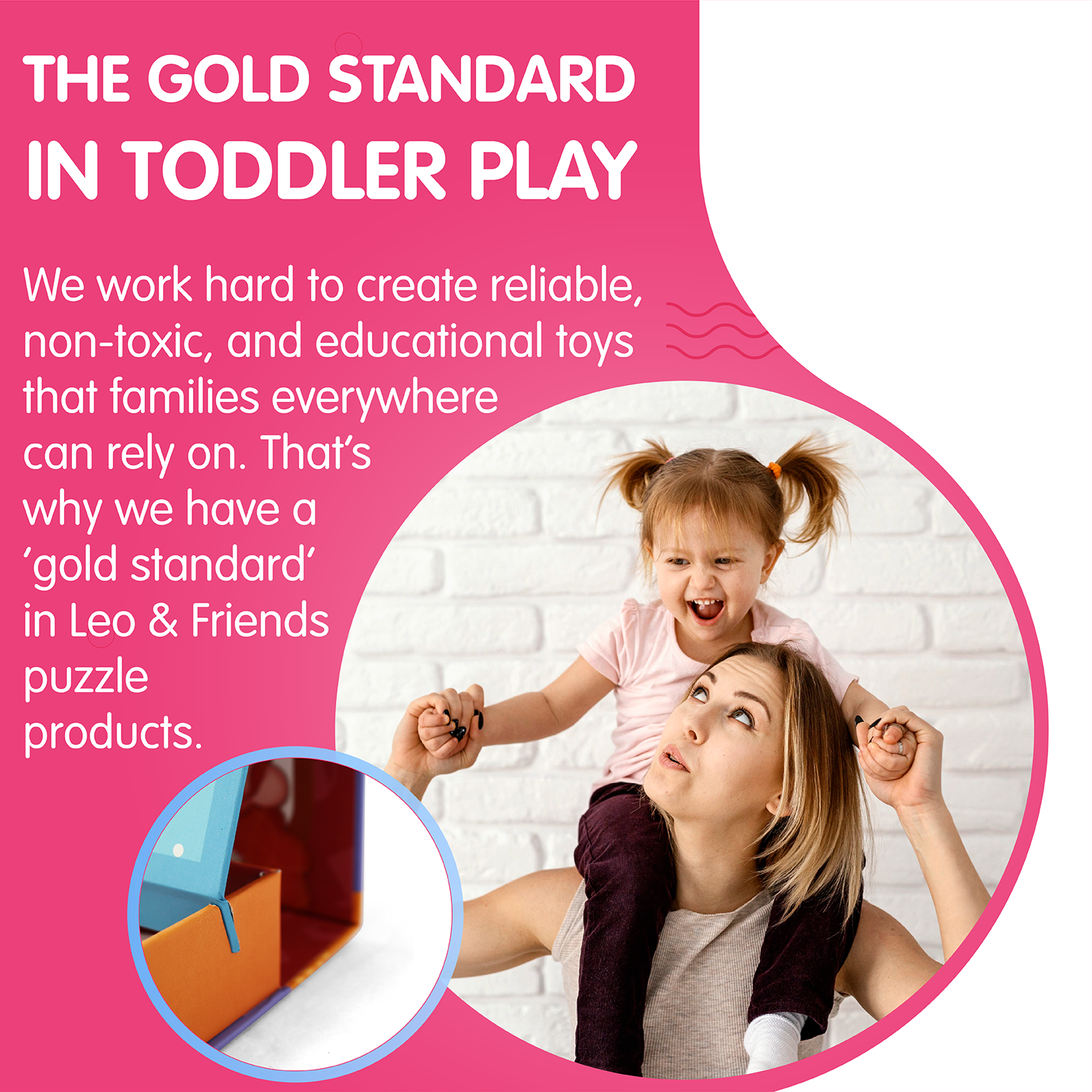 Leo & Friends Magnetic Dressing Kit, 66-Pieces, Made for Kids 3-Years-Old+ | Educational Play-Pretend Dress-Up Puzzle Kit, Perfect Birthday or Holiday Present | Two Playsets in One