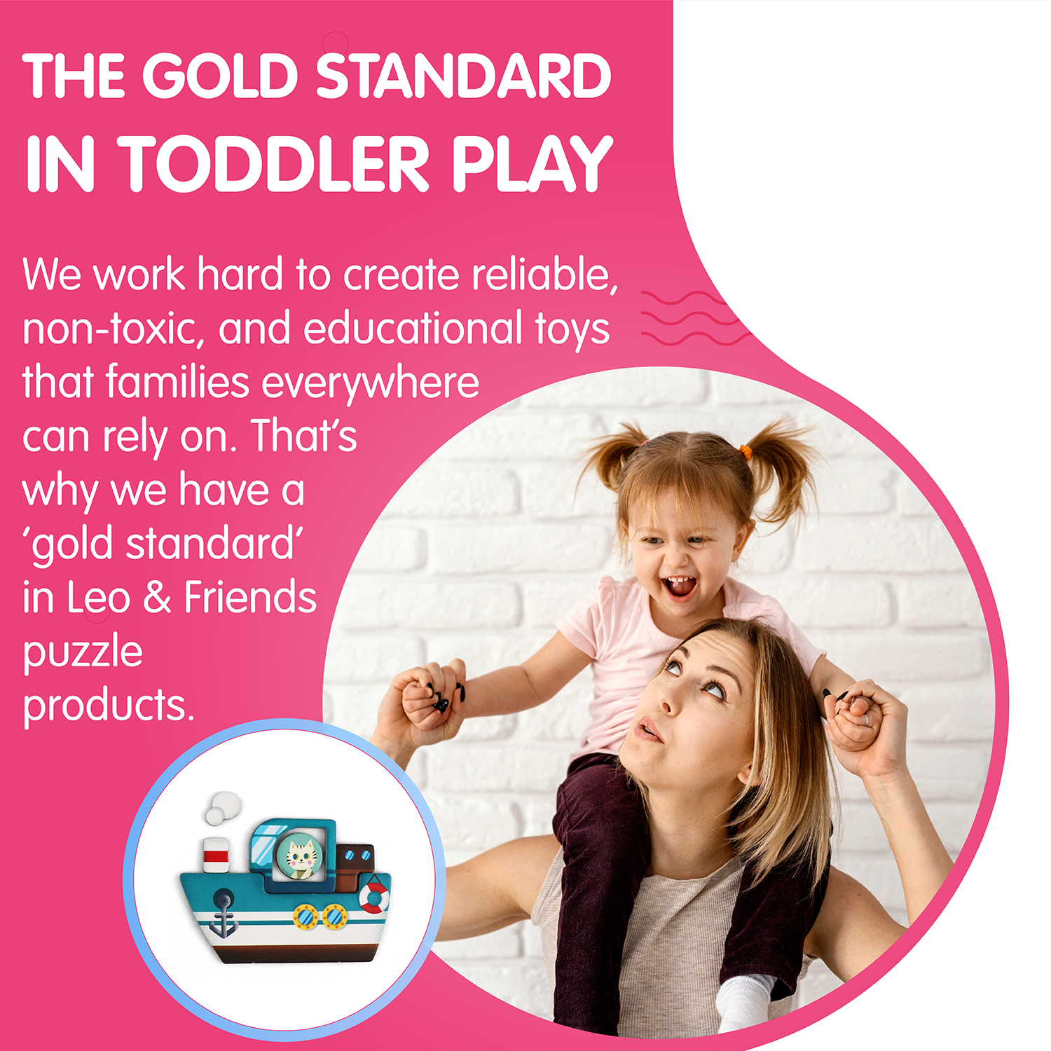 Leo & Friends Transportation Playset, 71-Pieces, Made for Kids 3-Years-Old+ | Educational Play-Pretend Vehicle Puzzle Kit, Perfect Birthday or Holiday Present